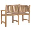 vidaXL Panca da Giardino 149,5x60x90 cm in Legno Massello di Teak