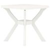 vidaXL Tavolo da Bistrot Bianco 70x70x72 cm in Plastica