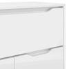 vidaXL Mobile da Bagno con cassetto Bianco Lucido 72,5 x 36,5 x 100 cm