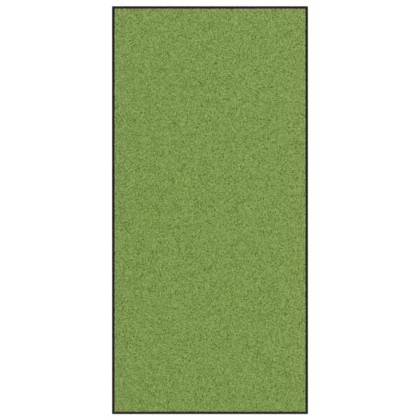vidaXL Tappetino Altro Verde e Nero 120 x 250 cm Poliammide e PVC
