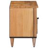 vidaXL Mobile TV Naturale 80 x 33,5 x 46 cm Legno di mango massello