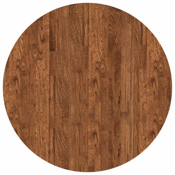 vidaXL Piano del tavolo Marrone Chiaro &Oslash; 80 x 2,5 cm