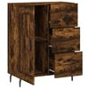 vidaXL Credenza Rovere Fumo 69,5x34x90 cm in Legno Multistrato