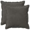 vidaXL Cuscino con cuscino HOUTEN 2 pz Grigio Scuro Velluto
