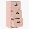 vidaXL Armadio per File con cassetto Rosa 45,5 x 42 x 106,5 cm