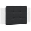 vidaXL Cuscino Testiera Zadar Nero e Bianco 100 cm in Similpelle