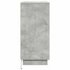 vidaXL Madia LED Grigio cemento 71 x 34,5 x 75 cm Legno multistrato