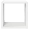 vidaXL Mensole Parete a Cubo 2 pz Bianco e Rovere Sonoma 26x15x26 cm