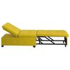 vidaXL Divano letto Giallo 194 x 67 x 82 cm Velluto