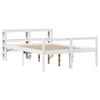 vidaXL Letto Anziani con Testiera Bianco 140x200cm Legno Massello Pino