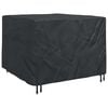 vidaXL Copertura per mobili Nero 135 x 135 x 90 cm Tessuto Oxford 210D