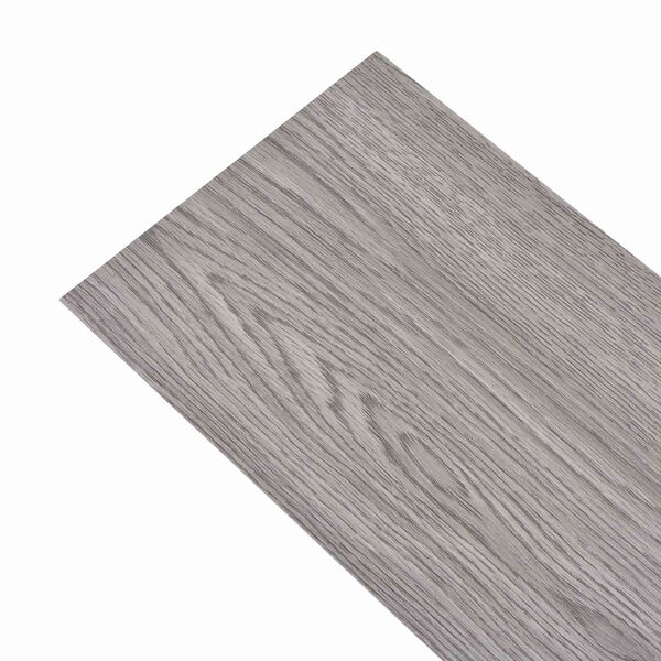 vidaXL Tavole per Pavimenti 18 pcs Grigio scuro 2,51 m&sup2; PVC