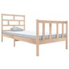 vidaXL Giroletto in Legno Massello di Pino 100x200 cm