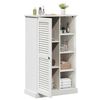 vidaXL Mobile da Bagno VIGO Bianco e Bianco Antico 68 x 34 x 110 cm