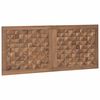 vidaXL Testiera del letto Naturale Legno di teak solido