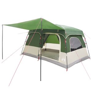 vidaXL Tenda Familiare 8 persona Verde Poliestere