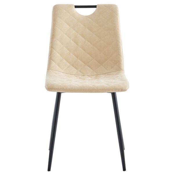 vidaXL Sedie da Pranzo 4 pz Crema in Similpelle