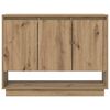 vidaXL Credenza Rovere artigianale 97 x 29 x 75 cm Legno multistrato
