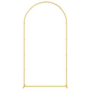 vidaXL Arco Nuziale Oro 100 x 39 x 200 cm Acciaio