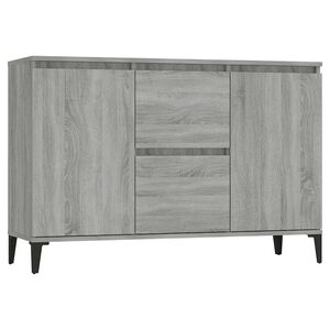 vidaXL Credenza Grigio Sonoma 102x35x70 cm in Legno Multistrato