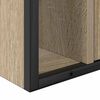 vidaXL Mobiletto per specchio da bagno Beige 60 x 16 x 60 cm