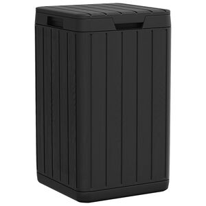vidaxL Cestino per Rifiuti da Esterno Antracite 38x38x65 cm in PP