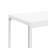 vidaXL Tavolino con Ruote Bianco 40x30x63,5cm in Legno Multistrato