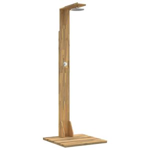 vidaXL Doccia da esterno 219 cm Bianco