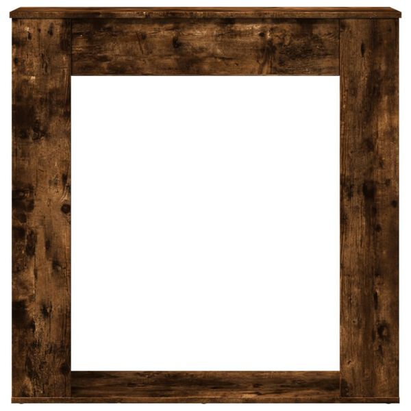 vidaXL Cornice per Camino Rovere Fumo 100x20x100 cm in Truciolato