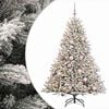 vidaXL Albero di Natale artificiale con palline 180 cm 300 LED