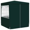 vidaXL Gazebo Professionale con Pareti 2,5x2,5 m Verde 90 g/m²