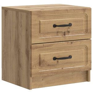 vidaXL Armadio da Notte Rovere Artigianale 43 x 34,5 x 44,5 cm