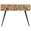 vidaXL Tavolino Consolle 110x34x80 cm Teak Massello di Recupero