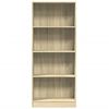 vidaXL Libreria Rovere Sonoma 60x24x143 cm in Legno Multistrato