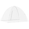 vidaXL Zanzariera Mongolia con Porte 220 Rete Bianco 200x150x140 cm