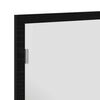 vidaXL Specchio da Bagno con Luci LED Rovere Nero 60x8,5x37 cm