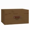 vidaXL Comodino a Muro ambra 40x29,5x22 cm