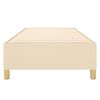 vidaXL Struttura Letto a Rete a Molle Crema 80x200 cm in Tessuto
