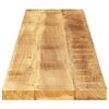 vidaXL Piano per Tavolo 180x40x2,5 cm Rettangolare Legno Mango Grezzo