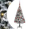 vidaXL Albero di Natale artificiale Bianco 120 cm