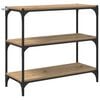 vidaXL Armadio per Libri 3 livelli 80 x 33 x 70,5 cm