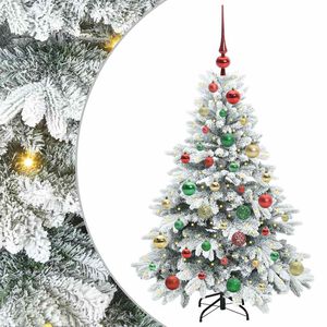 vidaXL Albero di Natale artificiale con 150 LED Bianco 120 cm PE e PVC