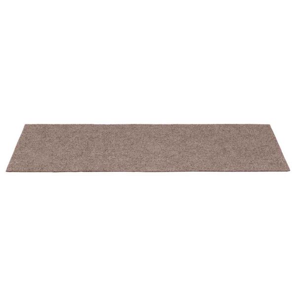 vidaXL Tappetini per scale autoadesivi 15 pz 60x25 cm marrone chiaro rettangolari