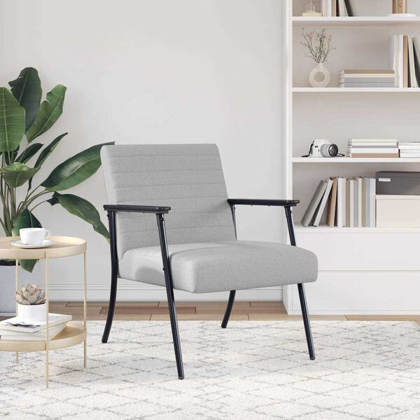 vidaXL poltrona Grigio Nuvola 59 x 75 x 78 cm Tessuto