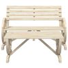 vidaXL Set Salotto da Giardino 4 pz in Legno Massello di Abete