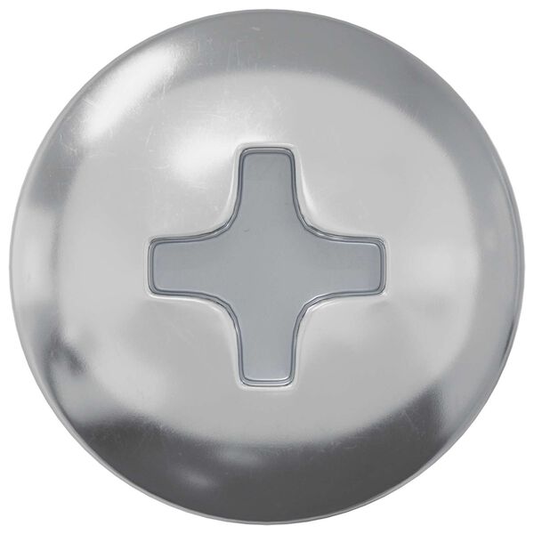 vidaXL Vite in Legno 12 pcs Argento 9,8 x 53 mm Acciaio