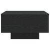 vidaXL Tavolino da salotto Rovere Nero 55 x 55 x 31 cm