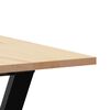vidaXL Tavolo da Pranzo Telaio a Y 200x100x75 cm Legno Pino e Acciaio
