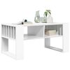 vidaXL Tavolino da salotto Bianco 92 x 49,5 x 45 cm Legno multistrato
