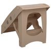 vidaXL Scala Pieghevole per Cani Marrone 62x40x49,5 cm